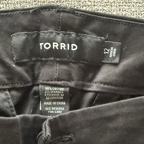 Torrid High Waist Black Shorts - Picture 2 of 3